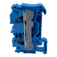 WAGO 2-Leiter-Durchgangsklemme 6mm² Blau 2006-1204 VE: 57 Stk