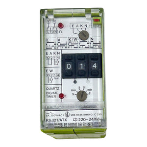 Comat Multicomat Zeitrelais Digitaltimer RS321/ATX 220–240 V
