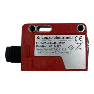 Leuze Lichttaster Reflexionssensor PRK25C.D/4P-M12 10–30 VDC 50134287