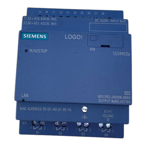 Siemens 6ED1052-2MD08-0BA0 LOGO! PLC module for industrial use 