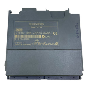 Siemens 6ES7338-4BC00-0AB0 signal module for industrial use Signal 