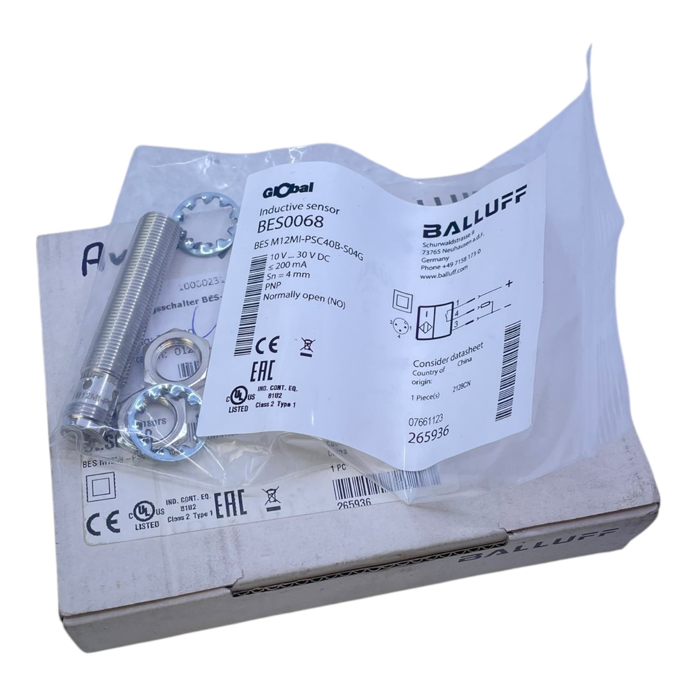 Balluff BES0068 Induktiver Sensor- für den industriellen Einsatz Sensor induktiv