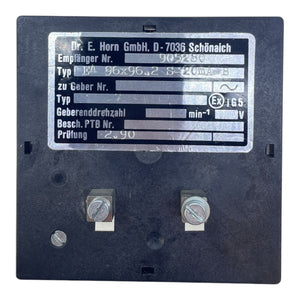 DR.E.Hornel EA 96x96.2 S-20mA-B speed meter for industrial use