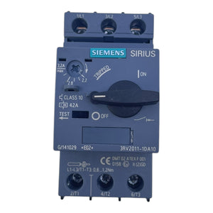 Siemens 3RV2011-1DA10 circuit breaker for industrial use