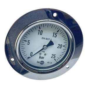 Tecsis Manometer 25bar EN837-1 für industriellen Einsatz Manometer  Tecsis