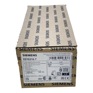 Siemens Leitungsschutzschalter 5SY6216-7 C16A 400V Sicherungsautomat VE:6stk