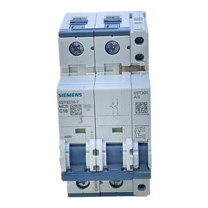 Siemens Leitungsschutzschalter 5SY6216-7 C16A 2-polig 400V Sicherungsautomat