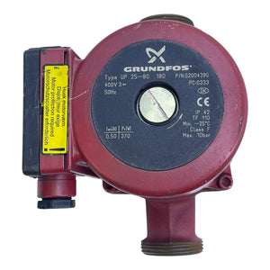 Grundfos Heizungspumpe UP 25 80 180 52004390 400V Pumpe Heizungspumpe Rot