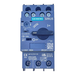Siemens Leistungsschalter Motorschutzschalter 3RV2011-1JA15 8,5–12A SIRIUS
