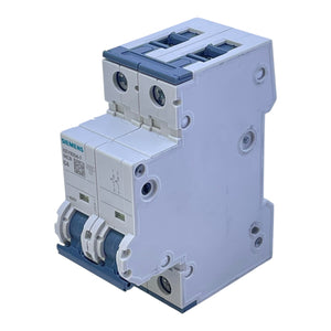 Siemens Leitungsschutzschalter 5SY6204-7 2-polig 4A C-Kennlinie 400V MCB