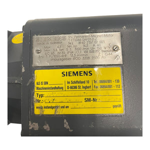 Siemens Servomotor 5,6Nm Permanent Magnet Motor 1FT5066-0AF01-2-Z 3000U/min