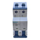 Siemens Leitungsschutzschalter 5SY6204-7 2-polig 4A C-Kennlinie 400V MCB