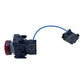 Siemens Leuchtmelder rot 3SU1401-1DB20-1AA0 + 3SU1400-1CK10-1AA0 24V
