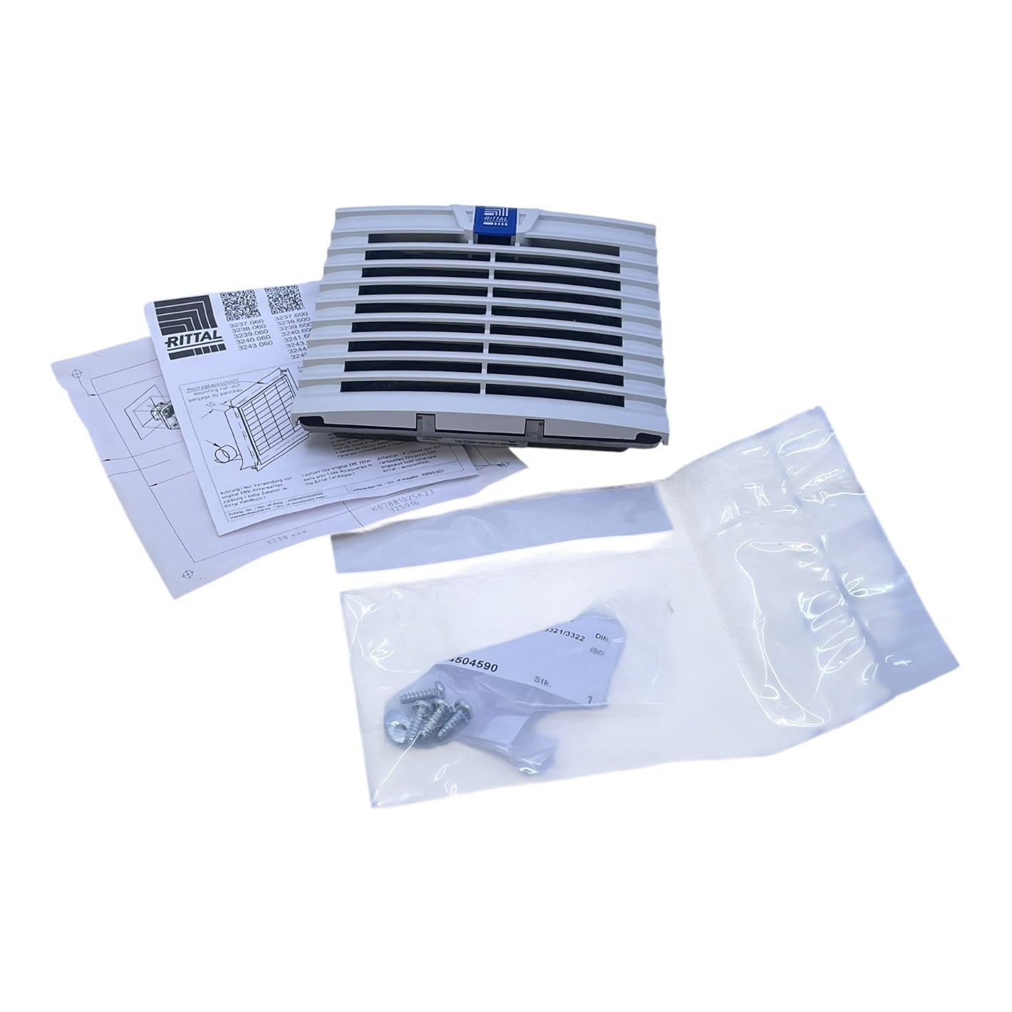 Rittal Austrittsfilter SK3238.060 mit Zubehör Filtergitter
