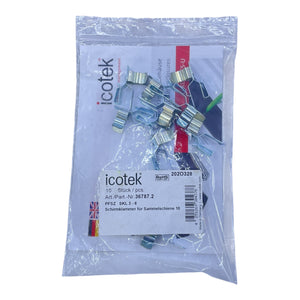 icotek Schirmklemme 36787.2 PFSZSKL 3–6 für Sammelschiene VE: 20 Stück