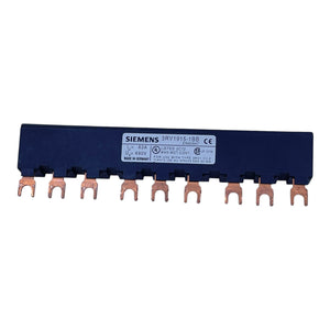 Siemens Sammelschiene 3RV1915-1BB 63A 690V 3-phasig 12-polig für 3RV1.11/2