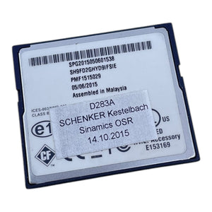 Siemens 6SL3054-0EH01-1BA0 SINAMICS S120 CompactFlash Card for industrial use