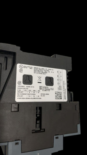 Siemens SIRIUS Leistungsschütz Federzuganschluss Industrie 3RT2026-2BB40 S0