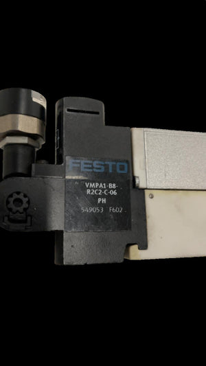 Festo Reglerplatte Pneumatikregler Industrie Einsatz VMPA1-B8-R2C2-C-06 549053
