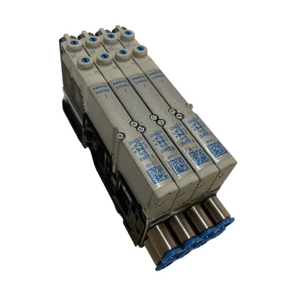 Festo Ventilinsel 4-fach Magnetventile 533343 + Busmodul M1H für Pneumatik