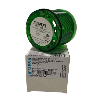 Siemens 8WD4400-1AC Signalsäule Dauerlicht Grün 12-240V AC/DC Dauerlichtelement