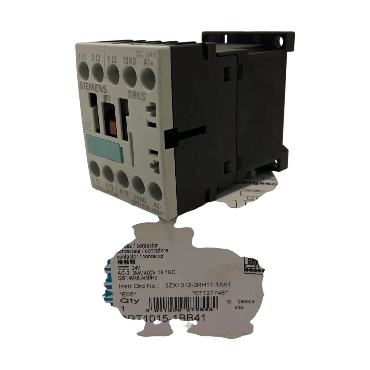 Siemens Leistungsschütz für industriellen Einsatz Industrie 3RT1015-1BB41