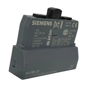 Siemens Hilfsschalter querliegend Industrie Einsatz 3RV2901-2F