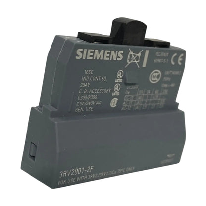Siemens Hilfsschalter querliegend Industrie Einsatz 3RV2901-2F
