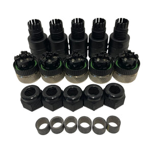 Lumberg M12 Coupling Circular Connectors Automation 11214 Packaging Unit: 5 pcs
