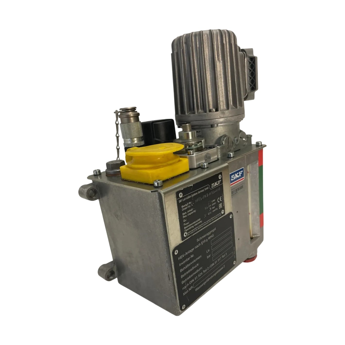 SKF Schmierpumpe Pumpe für Fett 0,075kW Industrie Einsatz MFE5-BW3-M155+MXB