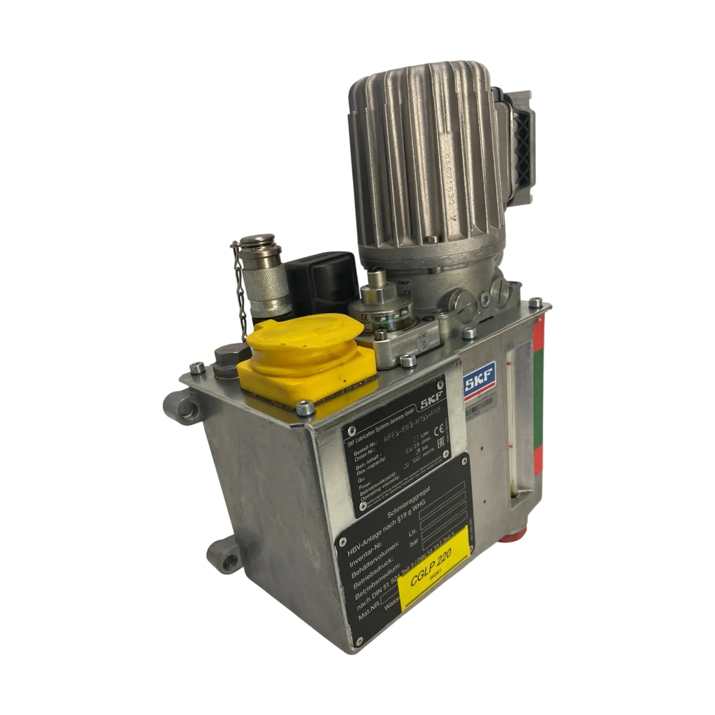 SKF Schmierpumpe Pumpe für Fett 0,075kW Industrie Einsatz MFE5-BW3-M155+MXB