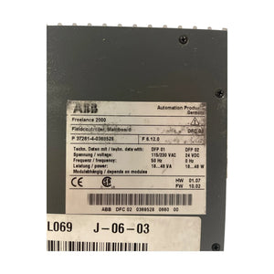 ABB Freelance 2000 FieldController DFC 02 37261-4-0369528 Profibus DPV1 SPS