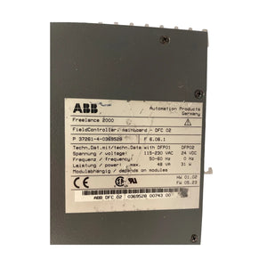 ABB Freelance 2000 FieldController DFC 02 37261-4-0369528 Profibus DPV1 SPS