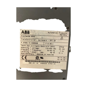 ABB Freelance 2000 FieldController DFC 02 37261-4-0369528 Profibus DPV1 SPS