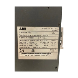 ABB Freelance 2000 FieldController DFC 02 37261-4-0369528 Profibus DPV1 SPS