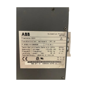 ABB Freelance 2000 FieldController DFC 02 37261-4-0369528 Profibus DPV1 SPS