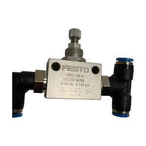 Festo Drosselventil GRO-1/8-B 151216 Pneumatik für Industrie Einsatz Bauteil