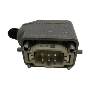 Harting Steckverbinder-Gehäuse 4X/12 19300061540 für Industrie Einsatz Bauteil