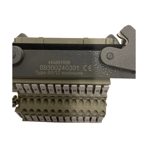 Harting Steckverbinder-Gehäuse 4X/12 09300240301 für Industrie Einsatz Bauteil