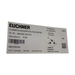 Euchner Sensorleitung C-M08F03-02X025PU20,0-ES-084765 für Industrie Einsatz