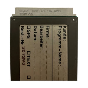 Siemens PC612-B1300-C480 C/2 Karte Siemens für industriellen Einsatz