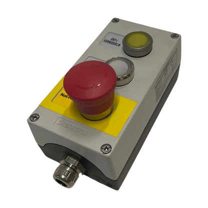 Siemens SIRIUS ACT Gehäuse 3SU1853-0AA00-0AB1 Metall Grau 3-Loch 22mm Leer
