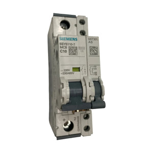 Siemens SENTRON Leitungsschutzschalter 5SY5110-7 1-polig 230V 10A C 10kA Bau