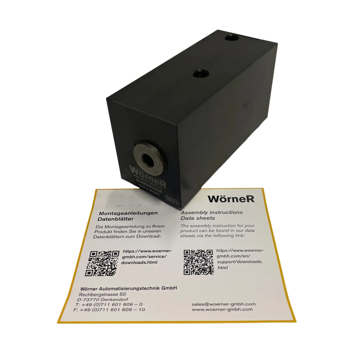 Wörner Pneumatikzylinder DI-490-31-013 Zylinder Pneumatik Industrie Einsatz Bau