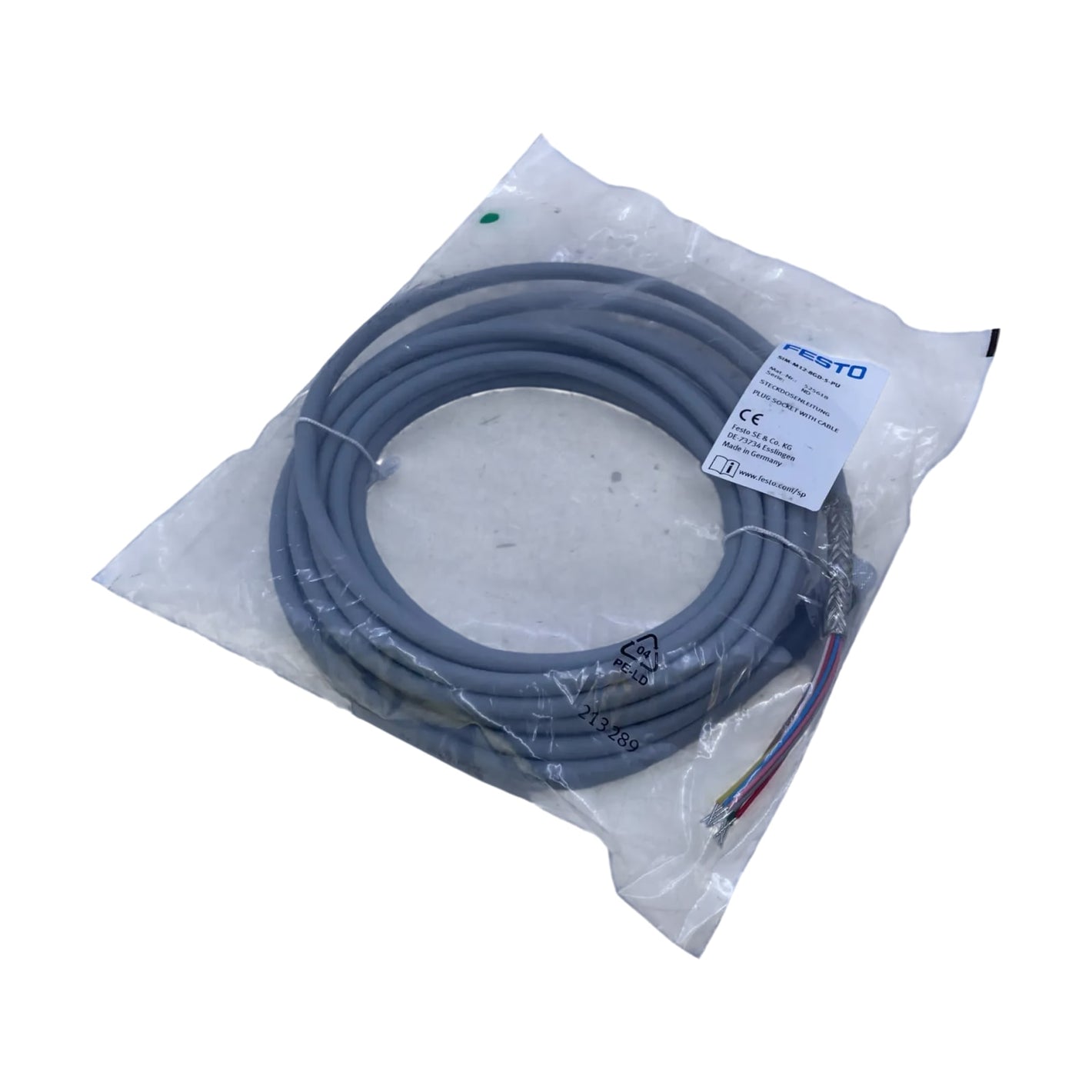 Festo SIM-M12-8GD-5-PU 525618 Steckdosenleitung Industrie Einsatz Automation