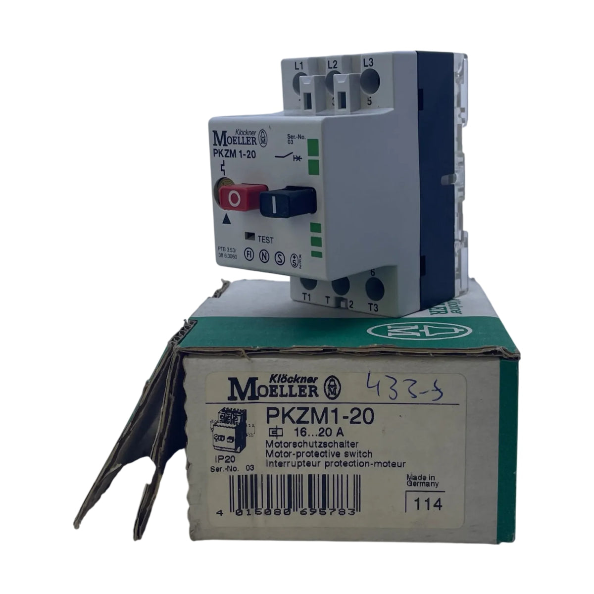 Moeller PKZM 1-20 Motorschutzschalter Industrie Einsatz Automation