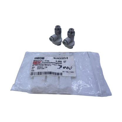 SMC Drosselrückschlagventil AS2201FS-G01-06-X214 VE:2stk Pneumatik Ventil