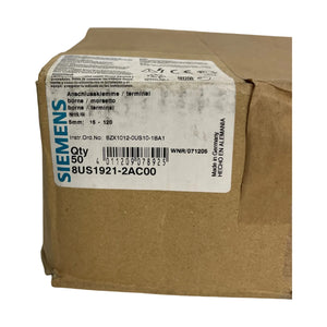 Siemens 8US1921-2AC00 VE:50stk Sammelschienenklemme 16-120mm² für 5mm Schiene