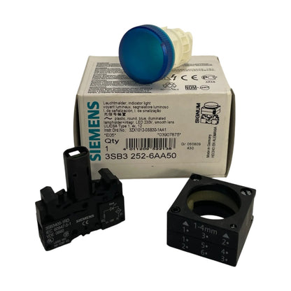 Siemens Leuchtmelder 3SB3252-6AA50 22mm rund Meldeleuchte Signalleuchte Technik