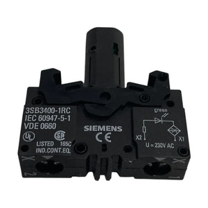 Siemens Leuchtmelder 3SB3252-6AA40 22mm rund Meldeleuchte Signalleuchte Technik